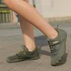 imageKUBUA Kids Barefoot Shoes Boys Girls Sneakers Naturally Splay Shoes Toddler Little Big KidC Khaki
