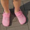 imageKUBUA Kids Barefoot Shoes Boys Girls Sneakers Naturally Splay Shoes Toddler Little Big KidC Pink