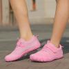 imageKUBUA Kids Barefoot Shoes Boys Girls Sneakers Naturally Splay Shoes Toddler Little Big KidC Pink