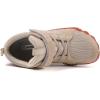 imageKUBUA Kids High Top Barefoot Shoes Boys Girls Minimalist Sneakers Lightweight Comfort Zero Drop Shoes Toddler Little Big KidBeige