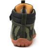 imageKUBUA Kids High Top Barefoot Shoes Boys Girls Minimalist Sneakers Lightweight Comfort Zero Drop Shoes Toddler Little Big KidGreen
