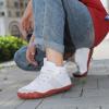 imageKUBUA Kids High Top Barefoot Shoes Boys Girls Minimalist Sneakers Lightweight Comfort Zero Drop Shoes Toddler Little Big KidWhite
