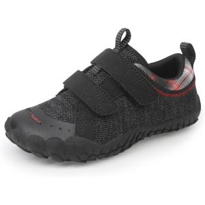 imageKUBUA Barefoot Shoes for Kids Boys Girls Minimalist Zero Drop Sneakers Toddler Little Big KidB Black