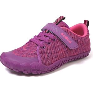imageKUBUA Kids Barefoot Shoes Boys Girls Sneakers Naturally Splay Shoes Toddler Little Big KidA Purple