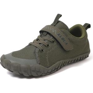 imageKUBUA Kids Barefoot Shoes Boys Girls Sneakers Naturally Splay Shoes Toddler Little Big KidB Green
