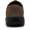 imageKUBUA Slippers for Men and Womens Indoor House Shoes Plush Slip on Outdoor Garden LoafersLight Brown