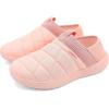 imageKUBUA Slippers for Men and Womens Indoor House Shoes Plush Slip on Outdoor Garden LoafersLight Pink