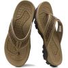 image:imageKUBUA Mens Beach FlipFlops Water Sandals Outdoor Athletic Thong Sandal SlippersBrown Black
