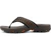 image:imageKUBUA Mens Beach FlipFlops Water Sandals Outdoor Athletic Thong Sandal SlippersCoffee
