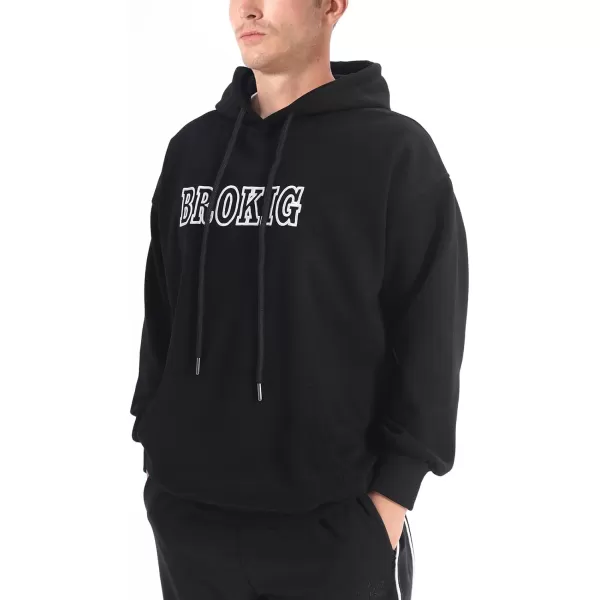 BROKIG Men's Casual Gym Hoodie Pullover Workout Athletic Fleece Hooded Sweatshirts Men