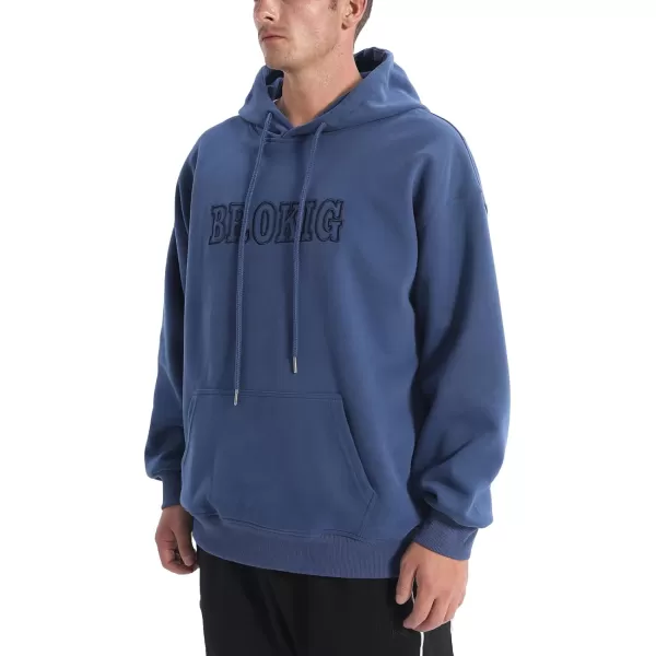 BROKIG Men's Casual Gym Hoodie Pullover Workout Athletic Fleece Hooded Sweatshirts Men