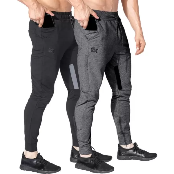 2 Pack-black-dary Grey