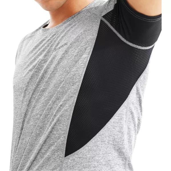 BROKIG Mens TDry Lightweight Gym Short Sleeve Shirts Workout Athletic T-Shirts Men Moisture Wicking