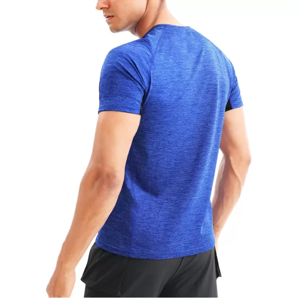 BROKIG Mens TDry Lightweight Gym Short Sleeve Shirts Workout Athletic T-Shirts Men Moisture Wicking