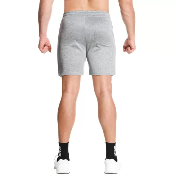 BROKIG Mens Inzip Athletic Workout Shorts,Stretch Lounge Casual Shorts Basketball Running Gym Shorts with Zipper Pockets