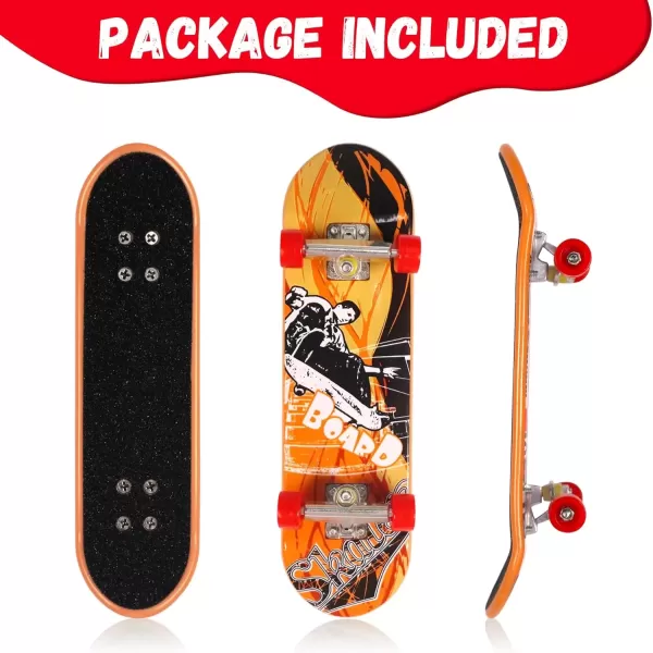 imageBROKIG TechToy Finger Skateboards Park for KidsMini Fingerboard Skatepark Training Finger Boards Toys Ramp Set Kit Boys Gift HB08Fingerboard
