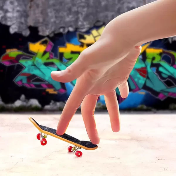 imageBROKIG TechToy Finger Skateboards Park for KidsMini Fingerboard Skatepark Training Finger Boards Toys Ramp Set Kit Boys Gift HB08Fingerboard
