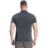 imageBROKIG Mens BREAME Athletic Polo ShirtsQuick Dry Casual Golf Shirt Short Sleeve Polo T Shirt for MenDark Grey