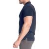 imageBROKIG Mens BREAME Athletic Polo ShirtsQuick Dry Casual Golf Shirt Short Sleeve Polo T Shirt for MenNavy Blue