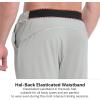 imageBROKIG Mens Hidzip Gym Joggers Pants Lightweight Tapered Athletic Workout Sweatpants Men with Zipper Pocket Jogging SportLight Grey