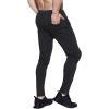 imageBROKIG Mens Leglock Gym Jogger Sweat Pants Ankle ZipWorkout Sweatpants Athletic Tapered Jogging Pants with PocketsBlack