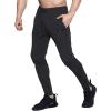 imageBROKIG Mens Leglock Gym Jogger Sweat Pants Ankle ZipWorkout Sweatpants Athletic Tapered Jogging Pants with PocketsBlack