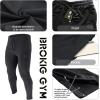 imageBROKIG Mens Leglock Gym Jogger Sweat Pants Ankle ZipWorkout Sweatpants Athletic Tapered Jogging Pants with PocketsBlackdark Gray