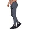 imageBROKIG Mens Leglock Gym Jogger Sweat Pants Ankle ZipWorkout Sweatpants Athletic Tapered Jogging Pants with PocketsDark Gray