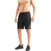 imageBROKIG Mens Lightweight Athletic Shorts 7 inch Quick Dry Running Gym Workout Shorts for Men with Zip PocketsBlack