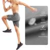 imageBROKIG Mens Lightweight Athletic Shorts 7 inch Quick Dry Running Gym Workout Shorts for Men with Zip PocketsGrey