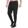 imageBROKIG Mens Vertzip Gym Joggers Pants Carrot Fit Athletic Pants Casual Tapered Workout Sweatpants with Zipper PocketsBlack