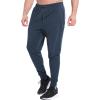 imageBROKIG Mens Vertzip Gym Joggers Pants Carrot Fit Athletic Pants Casual Tapered Workout Sweatpants with Zipper PocketsNavy Blue