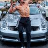 imageBROKIG Mens Gym Jogger PantsCasual Slim Workout Sweatpants with Zipper Pockets Bodybuilding Athletic Pants2 Packblackdary Grey
