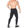 imageBROKIG Mens Gym Jogger PantsCasual Slim Workout Sweatpants with Zipper Pockets Bodybuilding Athletic PantsBlack