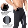 imageBROKIG Mens Gym Jogger PantsCasual Slim Workout Sweatpants with Zipper Pockets Bodybuilding Athletic PantsBlackbeige