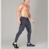 imageBROKIG Mens Gym Jogger PantsCasual Slim Workout Sweatpants with Zipper Pockets Bodybuilding Athletic PantsShadow Gray