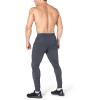 imageBROKIG Mens Gym Jogger PantsCasual Slim Workout Sweatpants with Zipper Pockets Bodybuilding Athletic PantsShadow Gray