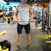 imageBROKIG Mens Thighs Mesh Gym Workout Shorts Bodybuilding Slim Athletic Running Shorts for Men with Zipper PocketsBlackdark Gray