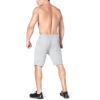 imageBROKIG Mens Thighs Mesh Gym Workout Shorts Bodybuilding Slim Athletic Running Shorts for Men with Zipper PocketsLight Grey