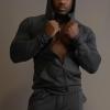 imageBROKIG Mens WindBreak Lightweight Running Jackets with Zip Pocket Workout Track Hoodie Athletic Gym Sweatshirts MenBlack