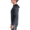 imageBROKIG Mens WindBreak Lightweight Running Jackets with Zip Pocket Workout Track Hoodie Athletic Gym Sweatshirts MenDark Gray