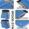imageBROKIG Mens 5quot Gym Bodybuilding Shorts Running Workout Lightweight Shorts Elastic Waistband with PocketsClassic Blue