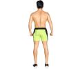 imageBROKIG Mens 5quot Gym Bodybuilding Shorts Running Workout Lightweight Shorts Elastic Waistband with PocketsClassic Neon Green