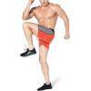 imageBROKIG Mens 5quot Gym Bodybuilding Shorts Running Workout Lightweight Shorts Elastic Waistband with PocketsClassic Orange