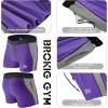 imageBROKIG Mens 5quot Gym Bodybuilding Shorts Running Workout Lightweight Shorts Elastic Waistband with PocketsClassic Purple