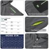 imageBROKIG Mens FullZip Athletic HoodiesWorkout Training Sport Muscle SweatshirtGrey