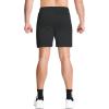 imageBROKIG Mens Inzip Long Gym Workout Shorts7 inch Lounge Casual Short Basketball Sweat Athletic Shorts with Zipper PocketBlacklight Gray
