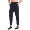 imageBROKIG Mens Joggers Lightweight Workout Pants Ankle Zip Gym Athletic Sports Running Sweatpants Men with PocketsNavy Blue