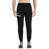 imageBROKIG Mens Joggers Tapered Athletic Pants Double Zipper Pockets Slim Fit Workout Sweat Pants Casual Gym Running BottomBlack