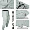 imageBROKIG Mens Lightweight Gym Jogger PantsMens Workout Sweatpants with Zip PocketLight Gray